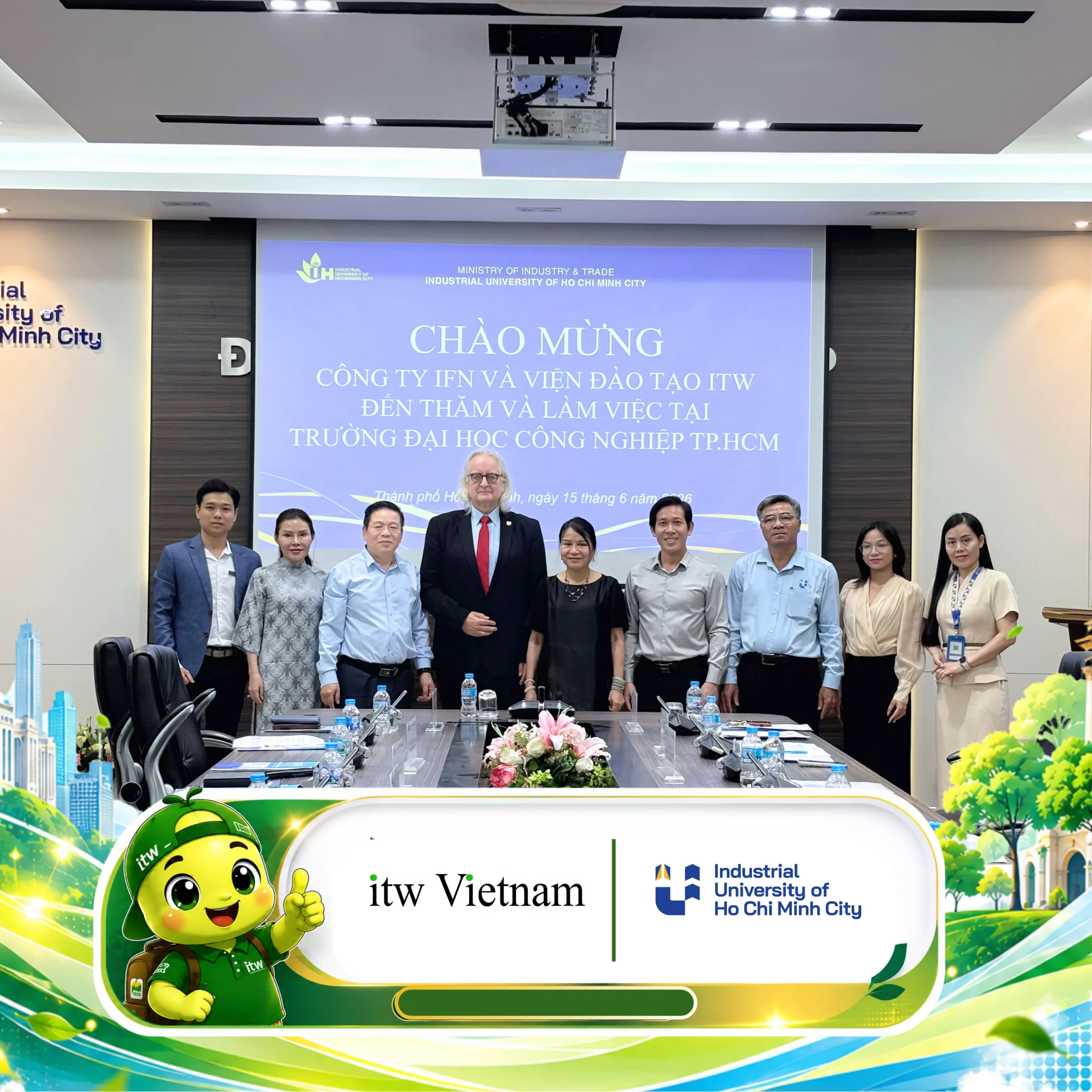 ITW VIỆT NAM VÀ ĐẠI HỌC CÔNG NGHIỆP TP. HCM