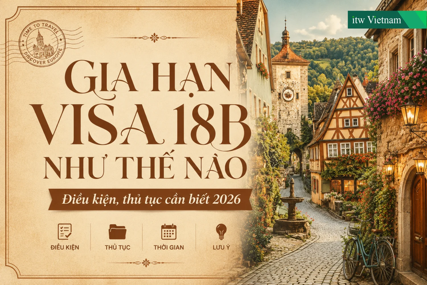 Gia hạn visa 18B Đức như thế nào?