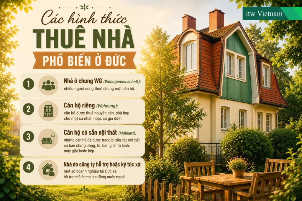 Các hình thức thuê nhà ở Đức visa 18B